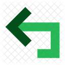 Up Turn Left Left Arrow Arrow Icon