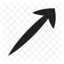 Up Zigzag Symbol Desing Icône