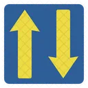 Upanddown Direction Move Icon