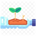 Upcycle Plant Growth Icon