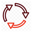 Upcycling Waste Recycling Icon