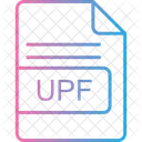 Upf Arquivo Formato Ícone