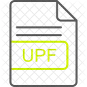 Upf Arquivo Formato Ícone