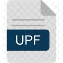 Upf Archivo Formato Icono