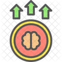 Upgrade Knowledge Brain Icon