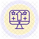 Upgrades Line Icon Icon