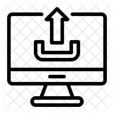 Upload Computer Desktop Icon
