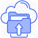 Upload Files And Folders Cloud Data Icon