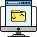 Upload Web Design Uploading Icon