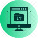 Upload Web Design Uploading Icon