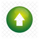 Upload Green Up Icon