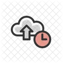 Upload Time Clock Icon