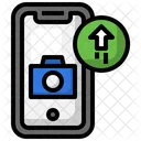 Upload Smartphone Communications Icon
