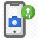 Upload Smartphone Communications Icon