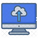 Upload Monitor Screen Icon
