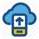 Upload Cloud Handphone Icon