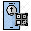 Upload Qr Code Send Icon