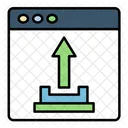 Arrow Up Cloud Icon