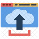 Upload Seo Cloud Icon