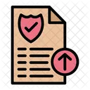 Upload Cyber Security File Icon