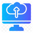 Upload Cloud Web Icon