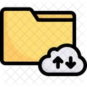 Upload And Download Data Cloud  Icon