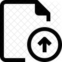 Seta Cima Arquivo Ícone