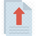 Fazer Upload De Arquivo Seta Para Cima Nuvem Ícone