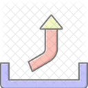 Upload Arrow Lineal Color Icon Icon