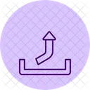 Upload Arrow Pentaglow Icon