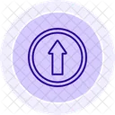 Upload Arrow Color Circle Icon Icon