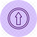 Upload Arrow Pentaglow Icon