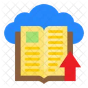 Learning Ebook Cloud Icon