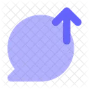 Upload Chat Bubble Chatting Chat Icon