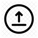 Upload Download Circle Icon