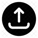 Upload Circle Symbol Sign Icon