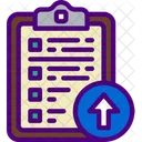 Upload Clipboard Document Data Icon