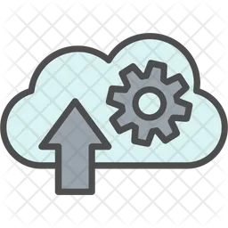 Upload Cloud  Icon