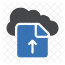 Cloud-Datei hochladen  Symbol