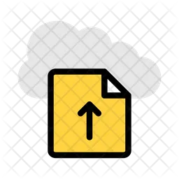 Upload Cloud File  Icon