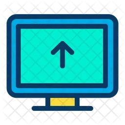 Upload Computer  Icon
