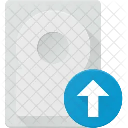 Upload data in hdd  Icon