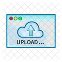 Upload Digital Technology Icon