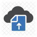 Datei Hochladen Dokument Hochladen Cloud Datei Icon