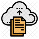 Hochladen Cloud Daten Symbol