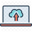 Daten Hochladen Dateien Hochladen Cloud Upload Symbol