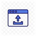 Upload do site  Icon