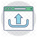 Site Upload Lancamento Ícone