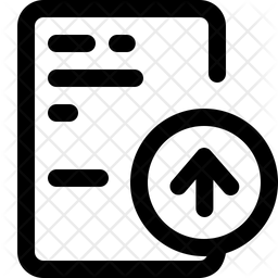 Upload Document Icon Of Line Style Available In Svg Png Eps Ai Icon Fonts