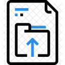 Upload Folder Data Icon